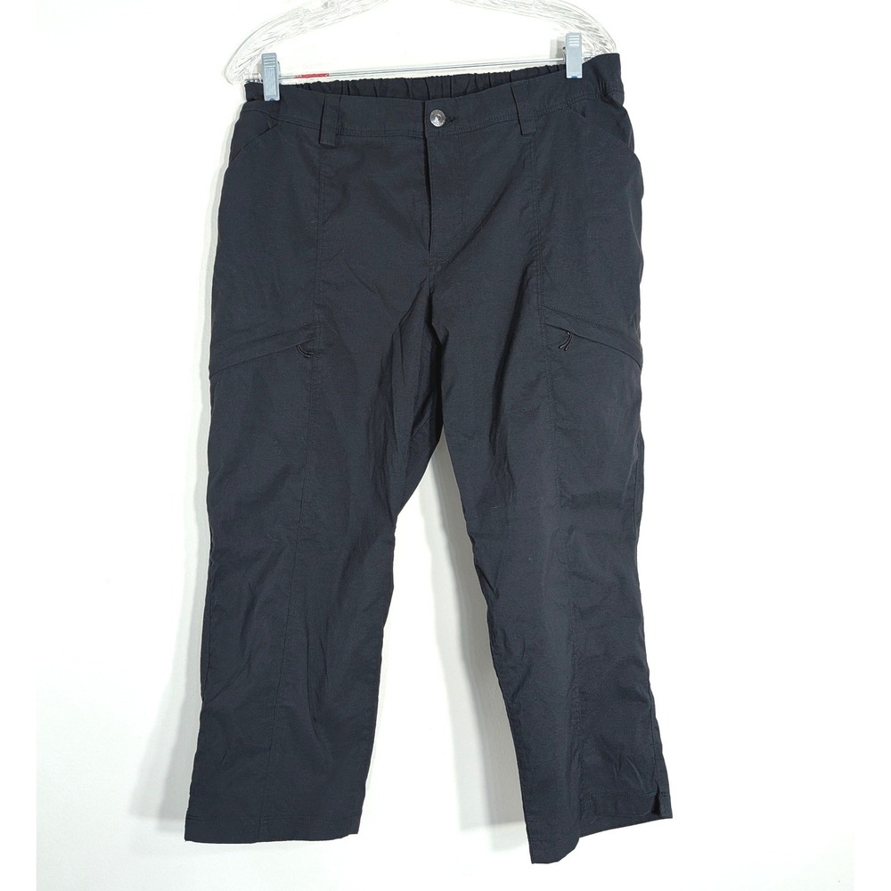 Duluth Trading Co Capri Cargo Pants; Mid Rise Hiking Outdoor Utility